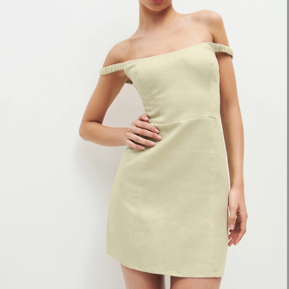 Reformation Sawyer Linen Dress size 0